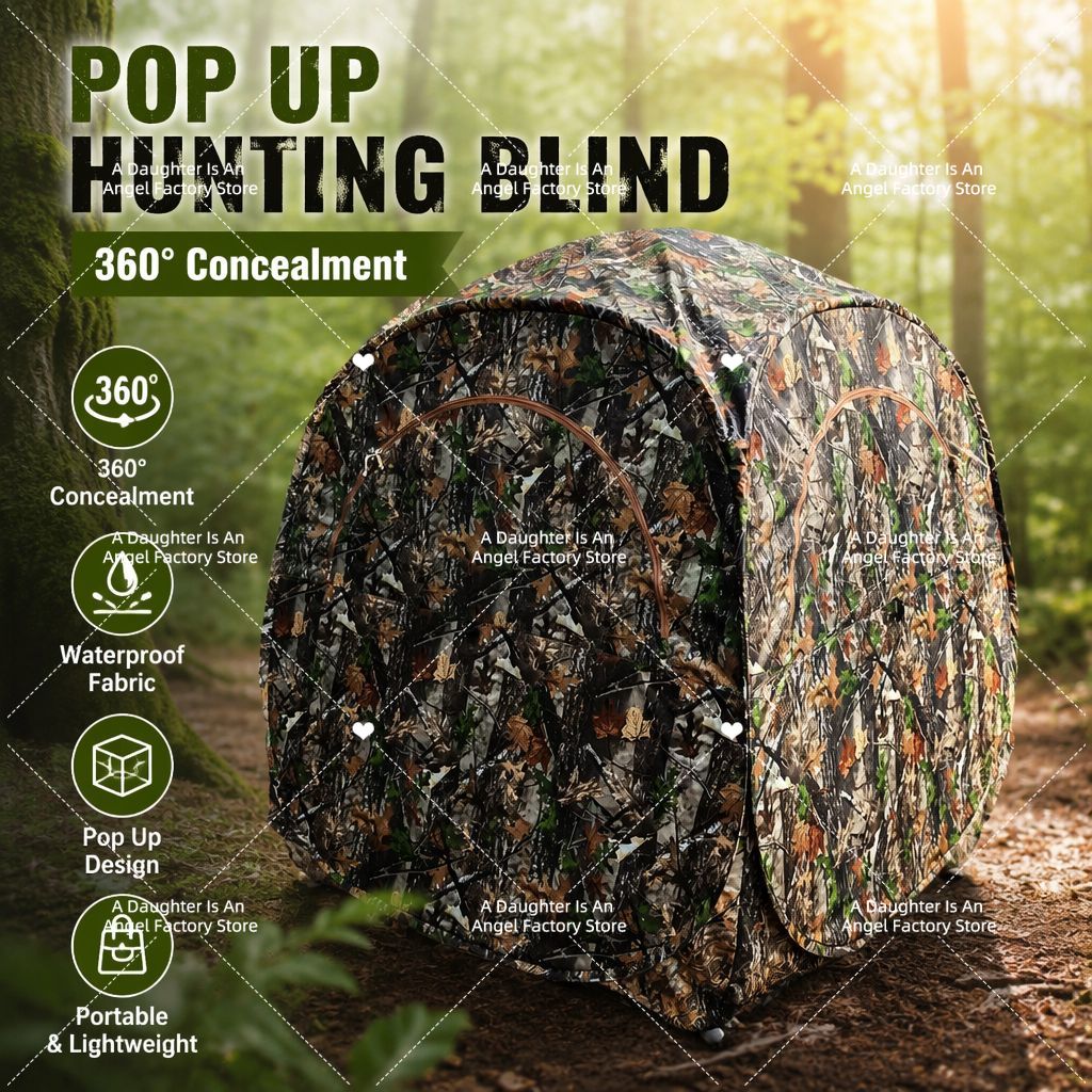 Hunting And Camping In Forest - Outdoor-Camping Tarnzelt für Vogelbeobachtung 270 °