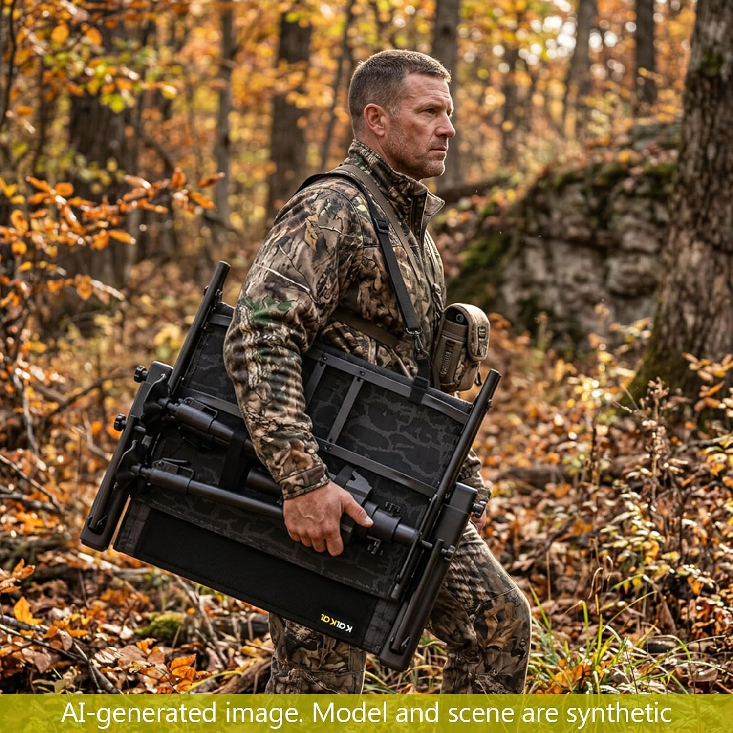 Hunting And Fishing Outdoor Chairs - Drehbarer Jagdstuhl, geräuscharm, 360 Grad drehbar,