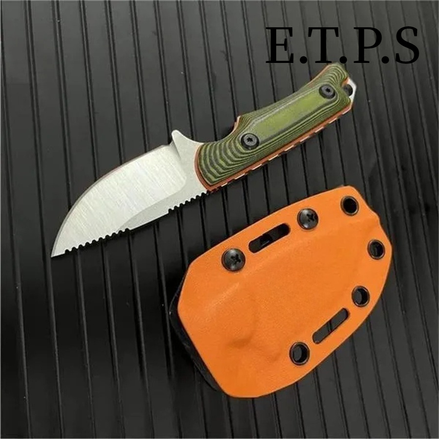 Knife Hunting Fixed Blade - BM 15017 Zweifarbiger G10-Griff 8Cr13Mov Klinge