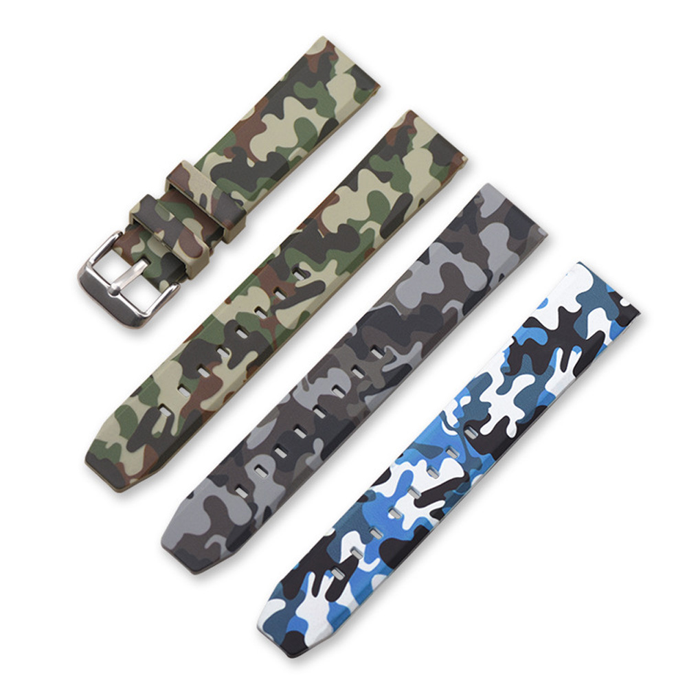 Hunting Outdoor Watch - Universal Camouflage Silikon Armband Armee Grün