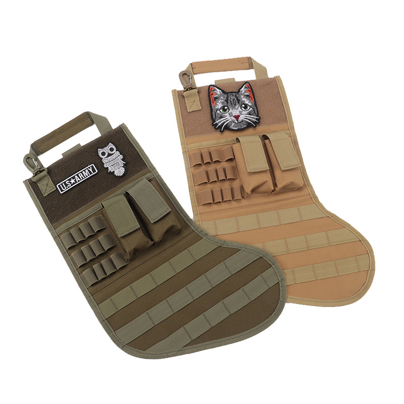 Outdoor Hunting Magazines - Taktische Molle Weihnachtsstrumpf-Magazintasche Outdoor-Jagd-Aufbewahrungstasche Weihnachtsgeschenk Socken-Beutel