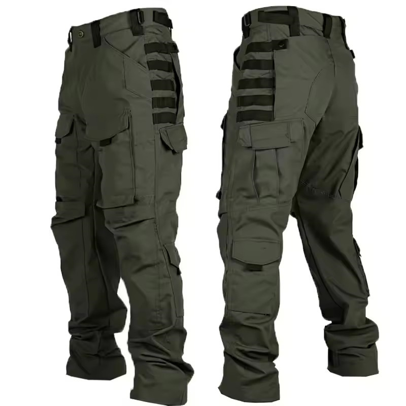 Outdoor Hunting Overalls - Taktische Outdoor-Hosen für Herren, Multi-Pocket, Camouflage,