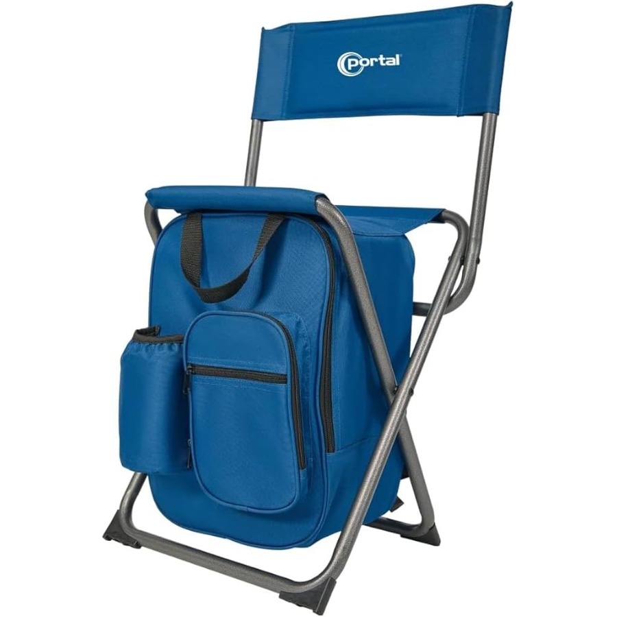 Hunting And Fishing Outdoor Chairs - Rucksack-Kühlstuhl mit Rückenlehne und integriertem Kühler