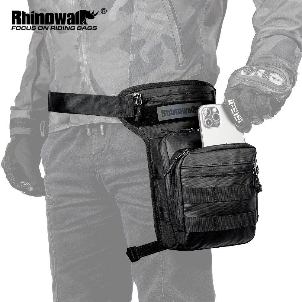 Tactical Belt Rigger - Rhinowalk Motorrad Drop Bein Tasche Oberschenkel