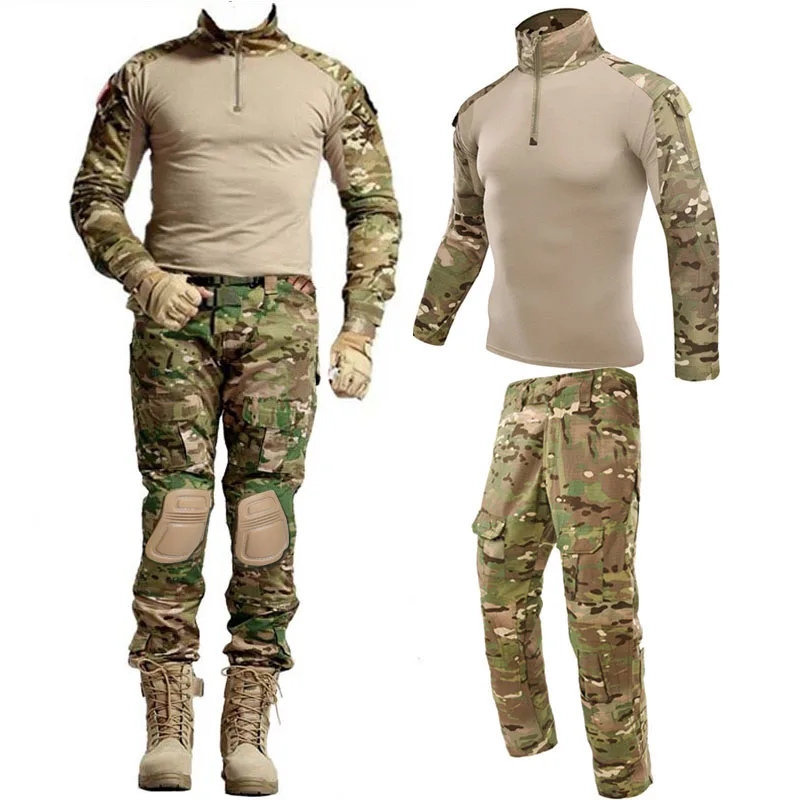 Outdoor Hunting Overalls - Outdoor-Trainingsanzug für Wandern und Taktik, Tarn-Trainingsoberteil,