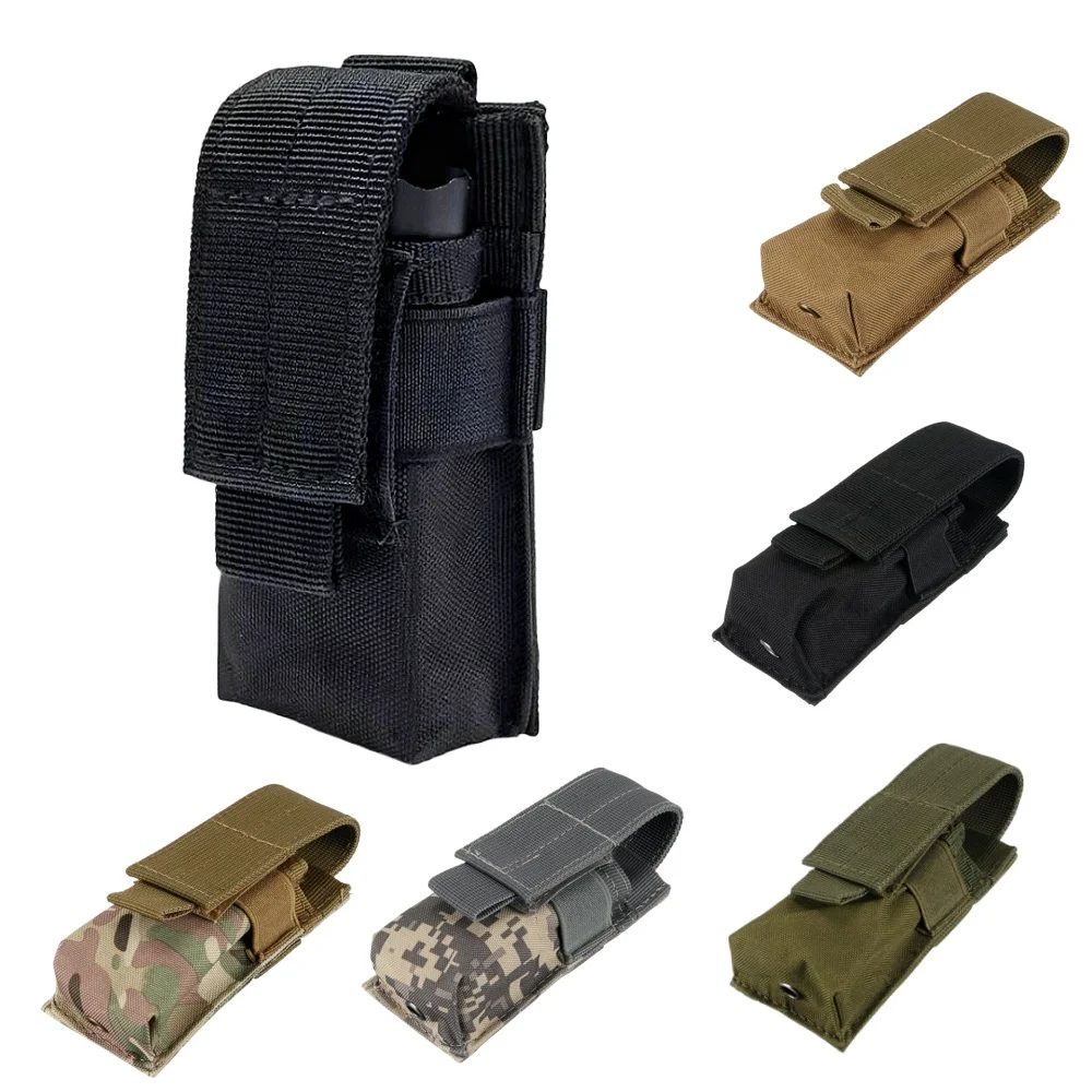 Outdoor Hunting Magazines - Molle Taktische M5 Taschenlampe Tasche 9MM