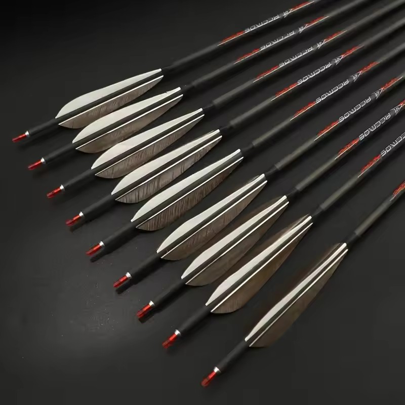 Hunting Bow Compound - ACCMOS 33 Zoll reine Carbonpfeile ID6,2
