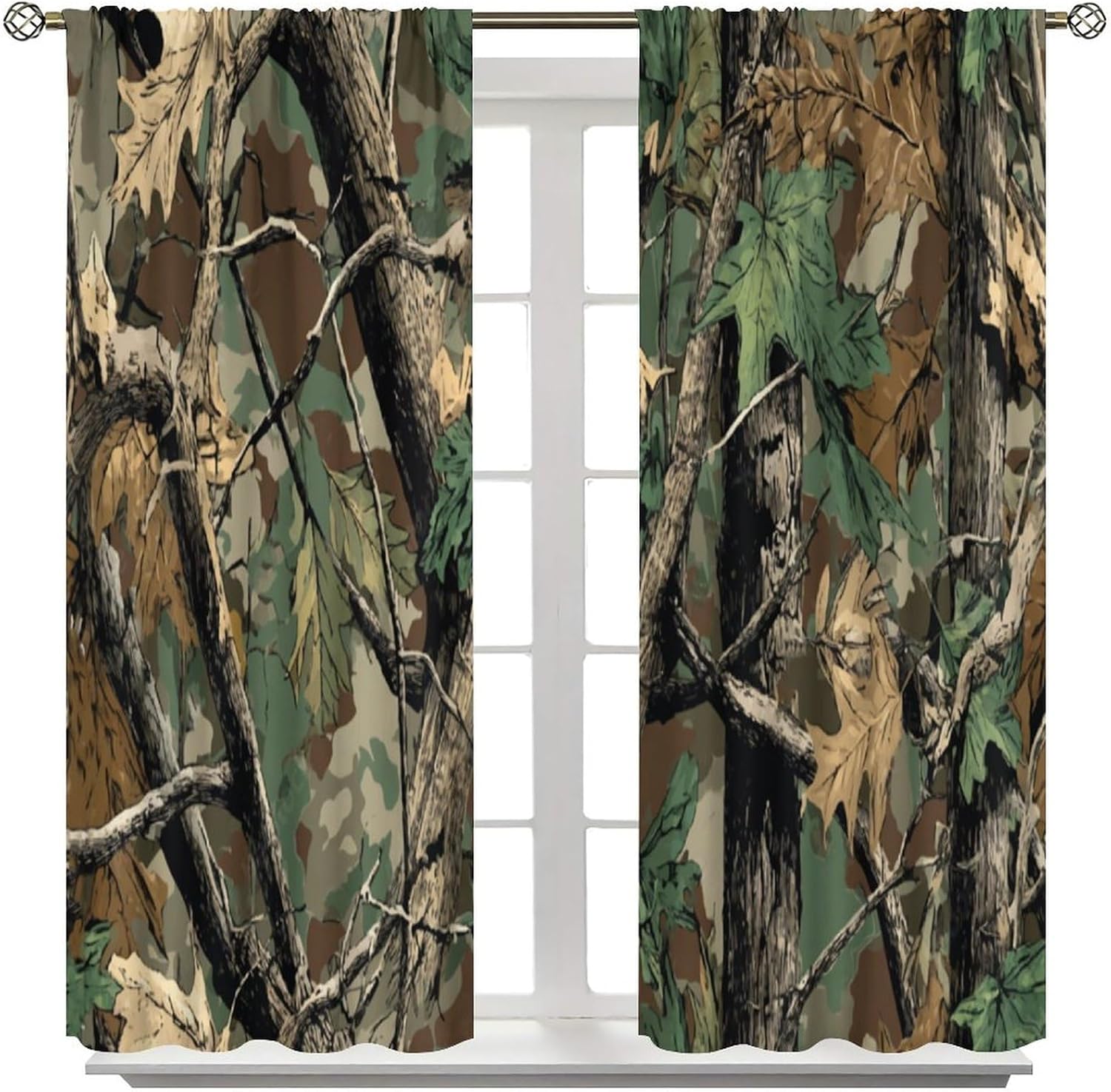Waldtarn-Vorhänge, Wald-Camo m – Hunting And Camping In Forest Bewertung und Preis