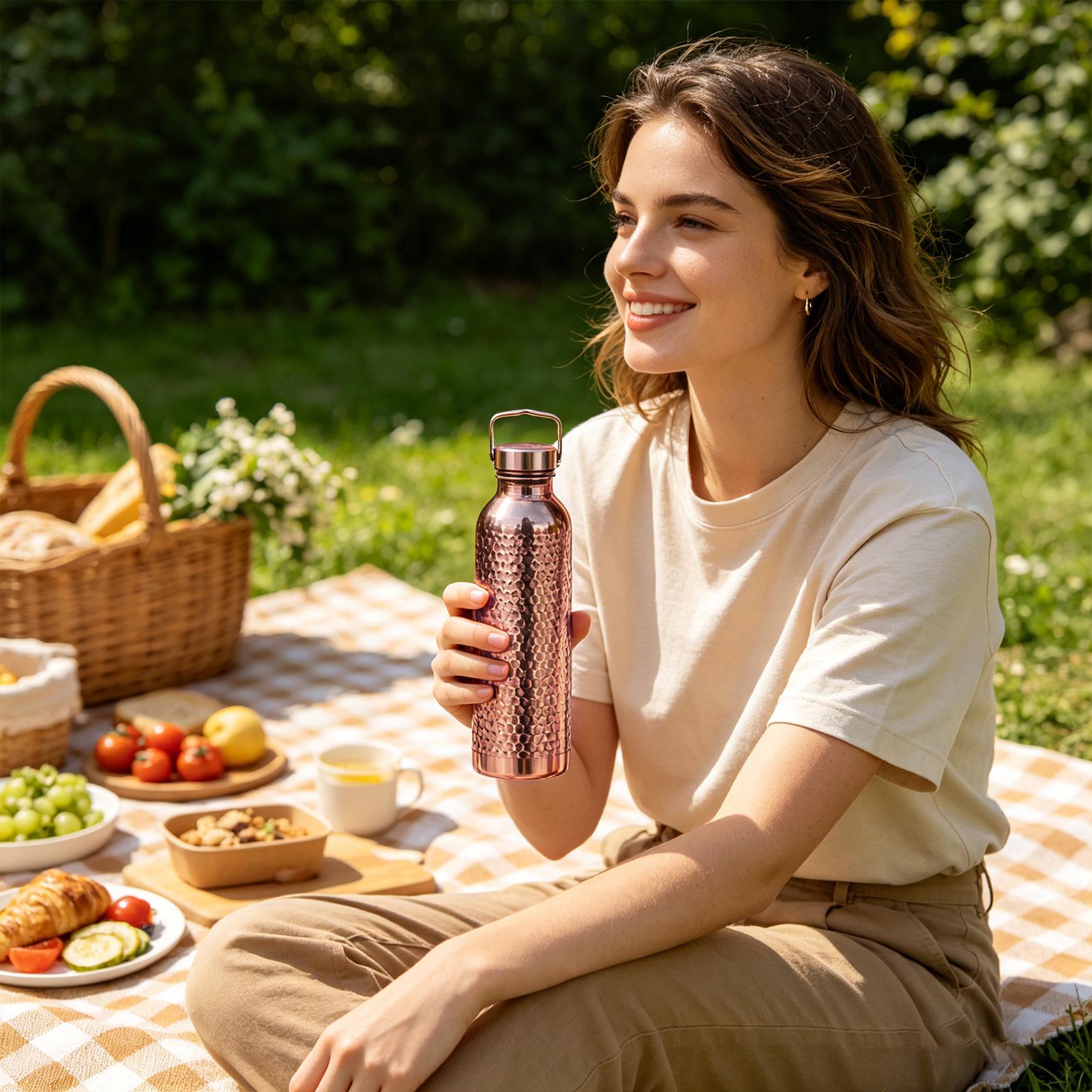 Reine Kupfer-Wasserflasche 800 – Outdoor Hunting Kitchen Bewertung und Preis