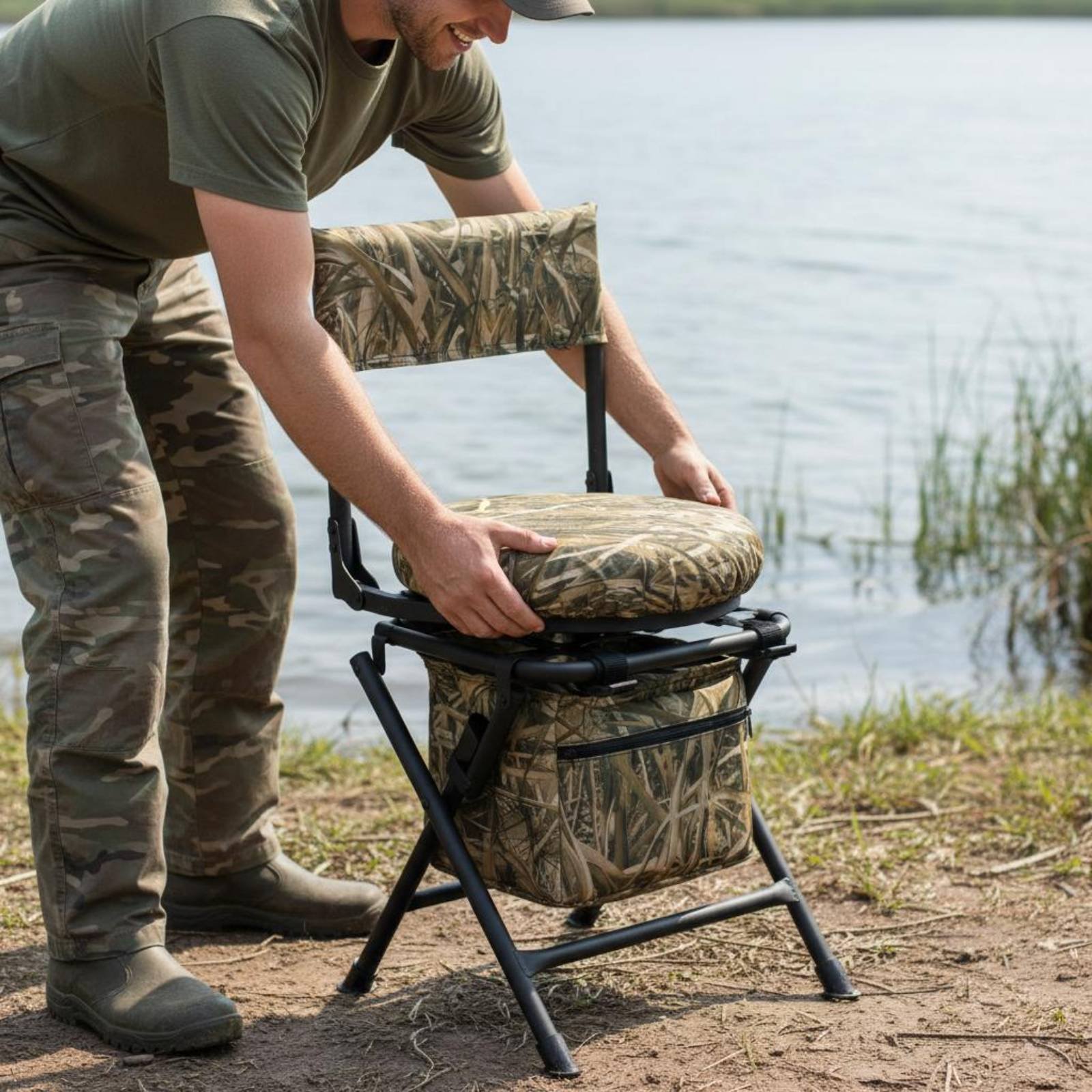 Angelstuhl, faltbar, Angelhock – Hunting And Fishing Outdoor Chairs Bewertung und Preis