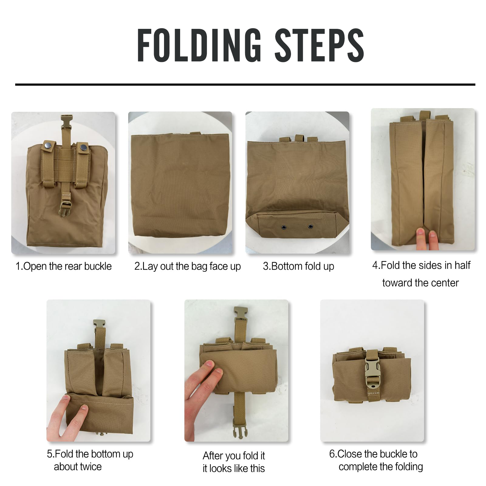Neue Molle Folding Dump Drop M – Outdoor Hunting Magazines Bewertung und Preis