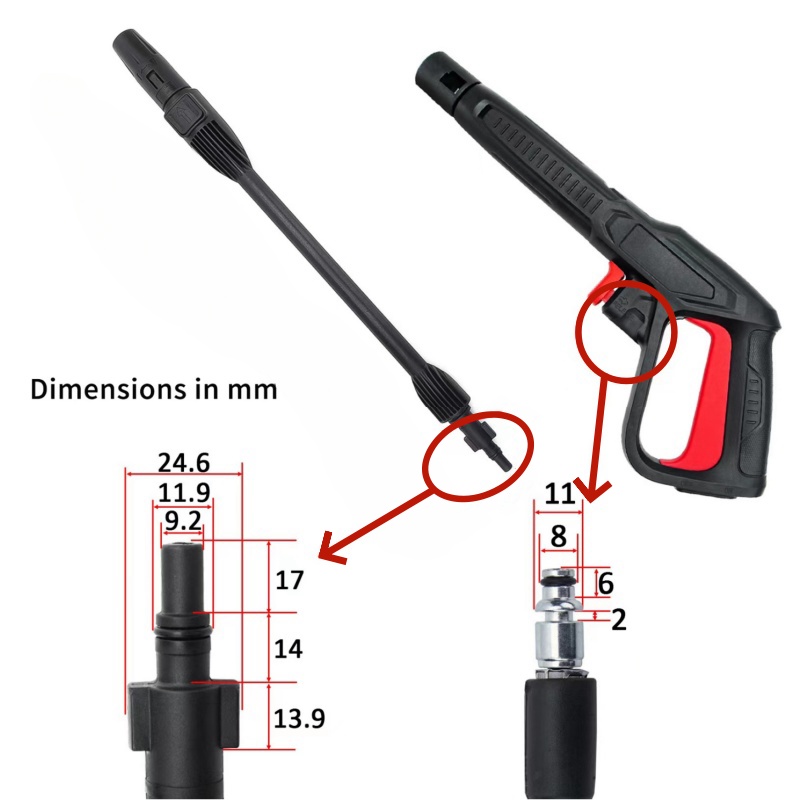 Hochdruck reinigungs pistole V – Gun Cleaning Rod Bewertung und Preis