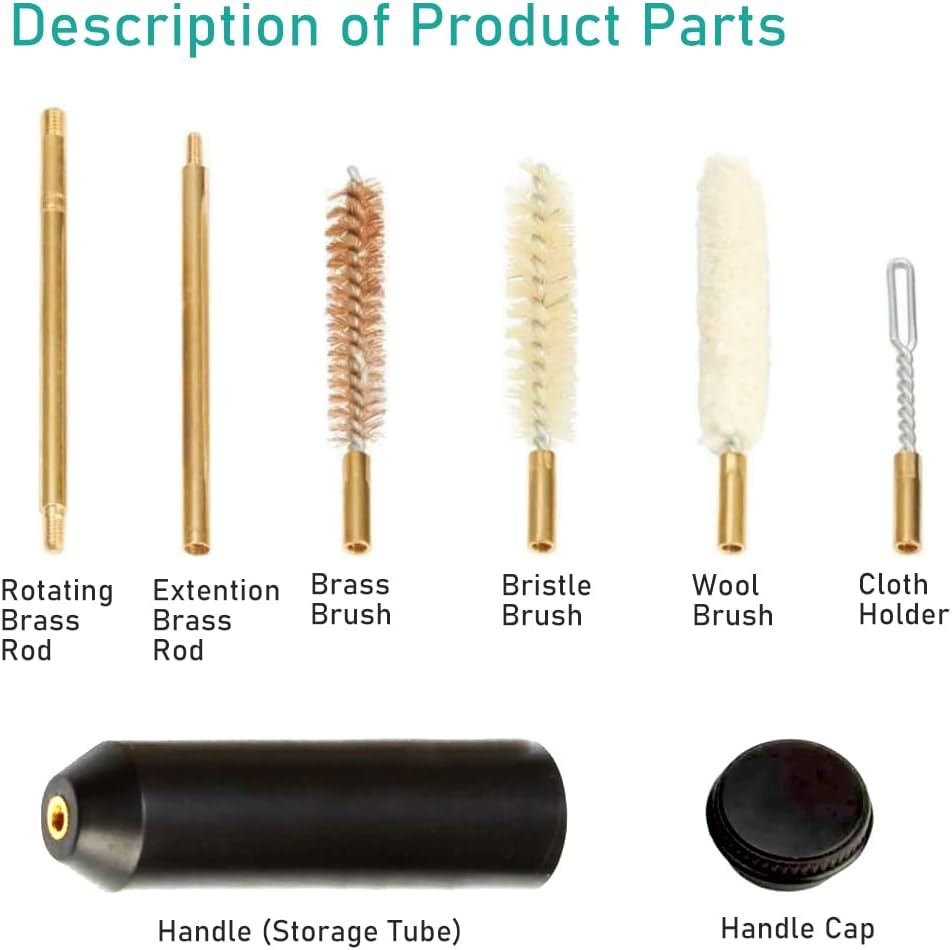 7 Teile/satz Pistolen 9mm Rein – Gun Cleaning Rod Bewertung und Preis