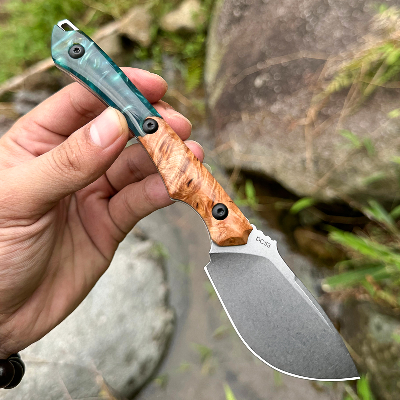 DC53 Stahlmesser mit fester Kl – Knife Hunting Fixed Blade Bewertung und Preis