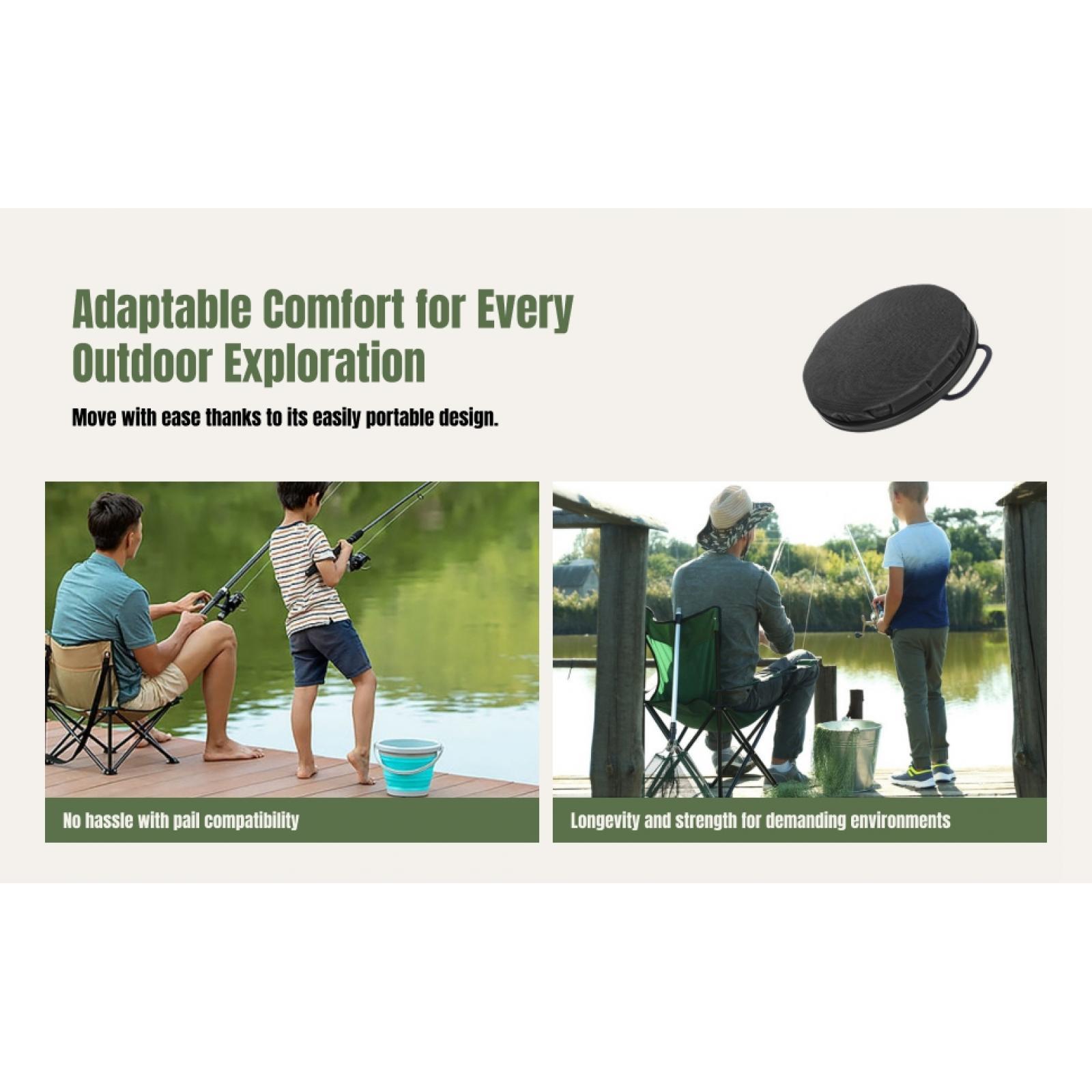 360° Drehbarer Angelstuhl mit  – Hunting And Fishing Outdoor Chairs Bewertung und Preis