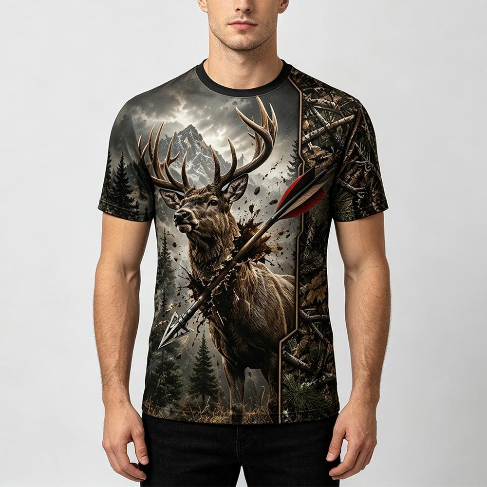 Neues Outdoor-Jagd-T-Shirt für – Hunting And Camping In Forest Bewertung und Preis
