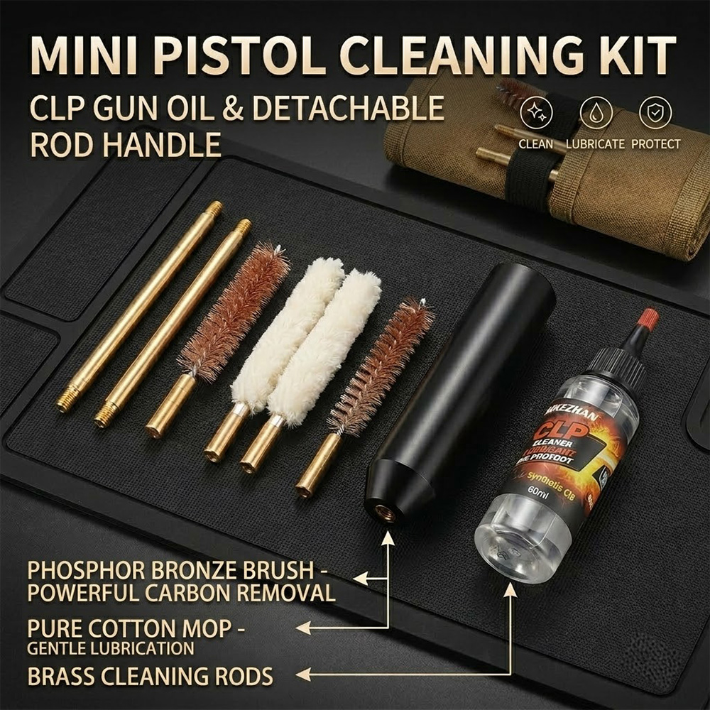 9mm .38 .357 Kaliber Pistolen- – Gun Cleaning Rod Bewertung und Preis