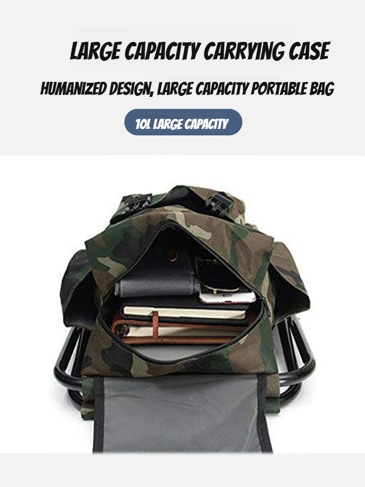 2-in-1 Faltbare Angeltasche mi – Hunting And Fishing Outdoor Chairs Bewertung und Preis