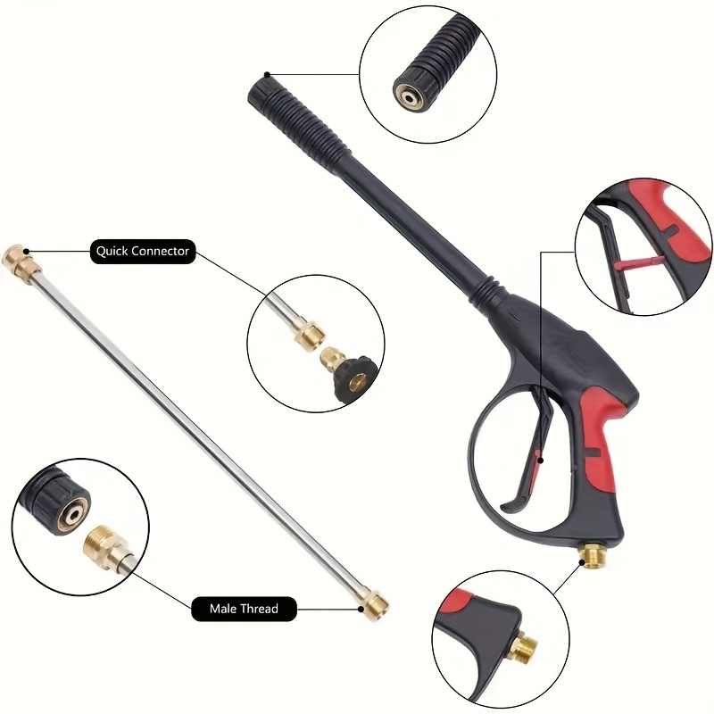 Tragbare Hochdruck-Autowaschpi – Gun Cleaning Rod Bewertung und Preis
